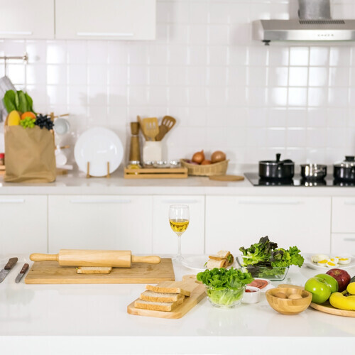 a white porcelain kitchen
